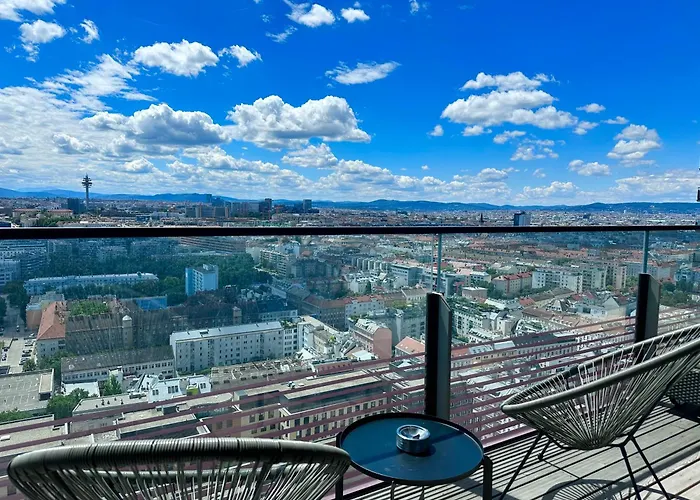 Апартаменты Self Check-in With A View Вена